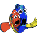 Målarbilder Hitta Nemo