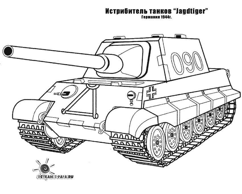 tiger tank kleurplaat ausmalbilder armee panzer