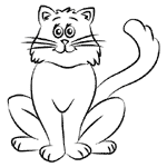 hur man ritar en katt