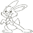Teckna cartoon kanin